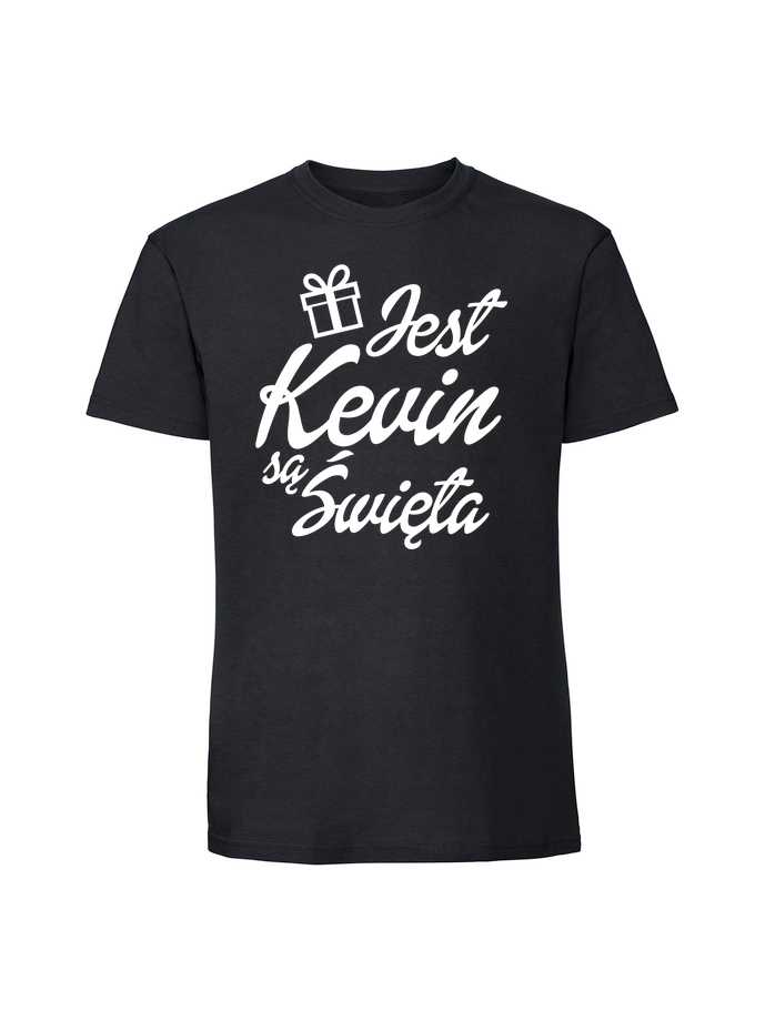 SW00013_czarna.png Męska koszulka z nadrukiem – jest-kevin-są-święta B - obrazek 1