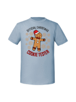 Męska koszulka  z nadrukiem – OFFICIAL CHRISTMAS COOKIE TESTER