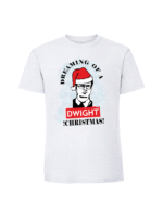 Męska koszulka  z nadrukiem – Dream of Dwight Christmas