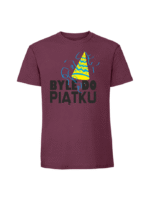 Męska koszulka  z nadrukiem – Byle do piątku (2) - obrazek 6