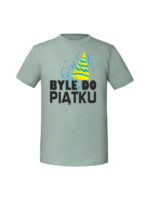 Męska koszulka  z nadrukiem – Byle do piątku (2)