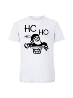 Męska koszulka  z nadrukiem – HO HO HO - obrazek 4