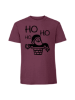 Męska koszulka  z nadrukiem – HO HO HO