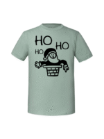 Męska koszulka  z nadrukiem – HO HO HO - obrazek 3
