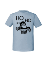 Męska koszulka  z nadrukiem – HO HO HO - obrazek 5