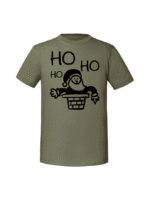 Męska koszulka  z nadrukiem – HO HO HO - obrazek 6