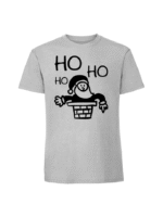Męska koszulka  z nadrukiem – HO HO HO - obrazek 7