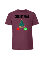 Męska koszulka  z nadrukiem – christmass is calling - obrazek 7