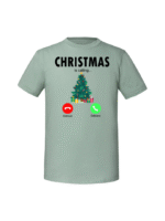Męska koszulka  z nadrukiem – christmass is calling - obrazek 6