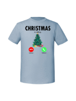 Męska koszulka  z nadrukiem – christmass is calling - obrazek 3