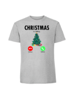 Męska koszulka  z nadrukiem – christmass is calling - obrazek 5