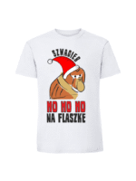 Męska koszulka  z nadrukiem – SZWAGIER HO HO HO - obrazek 5