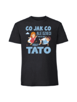 Męska koszulka  z nadrukiem – CO JAK CO ALE DZIECI TO CI SIĘ UDAŁY TATO - obrazek 9