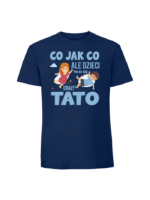 Męska koszulka  z nadrukiem – CO JAK CO ALE DZIECI TO CI SIĘ UDAŁY TATO - obrazek 5