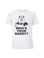 Męska koszulka  z nadrukiem – WHO_S YOUR DADDY - obrazek 7