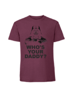 Męska koszulka  z nadrukiem – WHO_S YOUR DADDY - obrazek 4