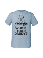 Męska koszulka  z nadrukiem – WHO_S YOUR DADDY - obrazek 5