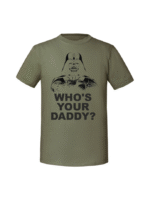 Męska koszulka  z nadrukiem – WHO_S YOUR DADDY