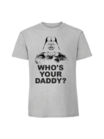 Męska koszulka  z nadrukiem – WHO_S YOUR DADDY - obrazek 6