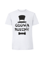 Męska koszulka  z nadrukiem – Głowa rodziny - obrazek 3