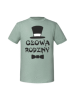 Męska koszulka  z nadrukiem – Głowa rodziny - obrazek 7