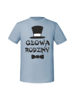 Męska koszulka  z nadrukiem – Głowa rodziny - obrazek 5