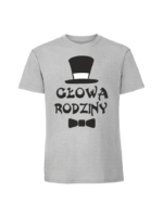 Męska koszulka  z nadrukiem – Głowa rodziny - obrazek 6