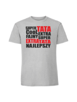Męska koszulka  z nadrukiem – EXTRA-TATA - obrazek 5