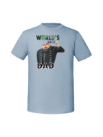 Męska koszulka  z nadrukiem – world_s best dad