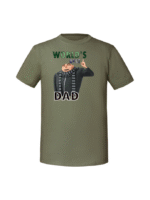 Męska koszulka  z nadrukiem – world_s best dad - obrazek 9