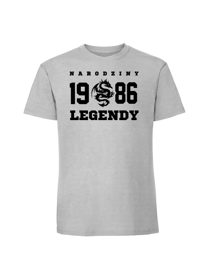 UR00008_pastelowy_szary.png Męska koszulka z nadrukiem –1986 narodziny-legendy-1986 - obrazek 1
