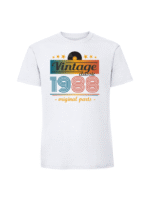 Męska koszulka  z nadrukiem –Vintage classic + rok 1988 v2 - obrazek 4