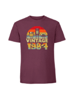 Męska koszulka  z nadrukiem –vintage rok - wielowariantowość 1984 - obrazek 4