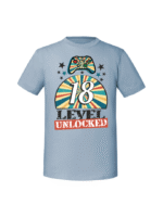 Męska koszulka  z nadrukiem –18 Level Unlocked v2 - obrazek 7