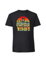 Męska koszulka  z nadrukiem –vintage rok - wielowariantowość 1981 - obrazek 8