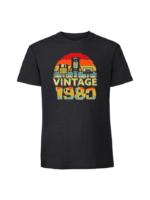 Męska koszulka  z nadrukiem –vintage rok - wielowariantowość 1980 - obrazek 5