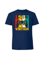 Męska koszulka  z nadrukiem –1983 VINTAGE v1 - obrazek 6
