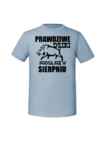 Męska koszulka  z nadrukiem –PRAWDZIWE-DZIKI SIERPIEŃ - obrazek 6