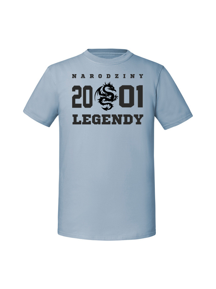 UR00102_mineralny_blekit.png Męska koszulka z nadrukiem –2001 narodziny legendy 2001 - obrazek 1