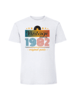Męska koszulka  z nadrukiem –Vintage classic + rok 1982 v1 - obrazek 8