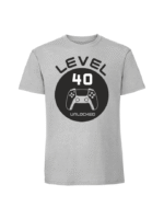 Męska koszulka  z nadrukiem – 40 LEVEL UNLOCKED v1