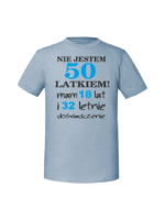 Męska koszulka  z nadrukiem – nie jestem 50 latkiem - obrazek 3