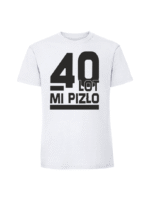 Męska koszulka  z nadrukiem – 40 LOT MI PIZŁO - obrazek 5