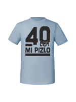 Męska koszulka  z nadrukiem – 40 LOT MI PIZŁO - obrazek 7