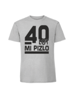 Męska koszulka  z nadrukiem – 40 LOT MI PIZŁO - obrazek 4