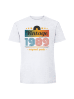 Męska koszulka  z nadrukiem – Vintage classic + rok 1989 v1 - obrazek 6