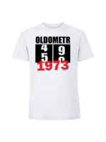 Męska koszulka  z nadrukiem – 1973 OLDOMETR v2 - obrazek 3