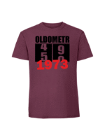 Męska koszulka  z nadrukiem – 1973 OLDOMETR v2 - obrazek 4
