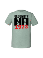 Męska koszulka  z nadrukiem – 1973 OLDOMETR v2 - obrazek 5