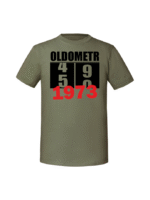 Męska koszulka  z nadrukiem – 1973 OLDOMETR v2